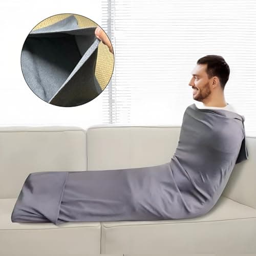 Compression Sleep Sack,Ultra-Lightweight Wearable Blanket for Stress & Anxiety Relief, Breathable Stretch Fabric Sleep Pod,Hug Pressure Therapy Compression Sack,Kids Teens & Adults (S) — view 6