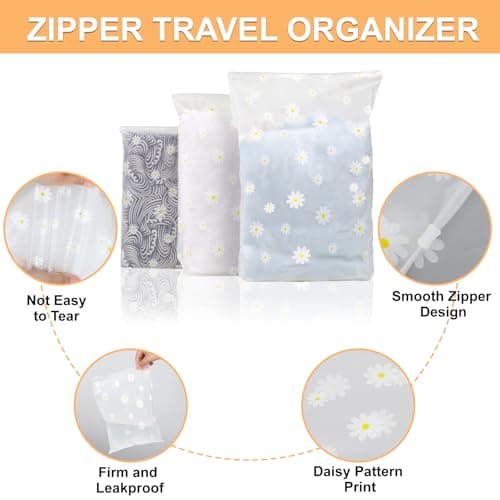 Deepton 18 Pcs Reusable Zip Lock Clothes Bags, Ziplock Bags for Clothes — view 5