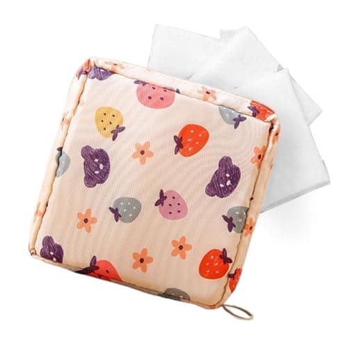 Period Pouch Portable Zipper Pouch Tampon Pad Sanitary Storage Holder