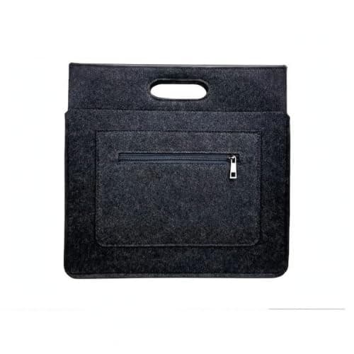 QUXVUIS Eco Friendly Felt Laptop Bag Business Briefcase,Red,34x26x9 — view 3