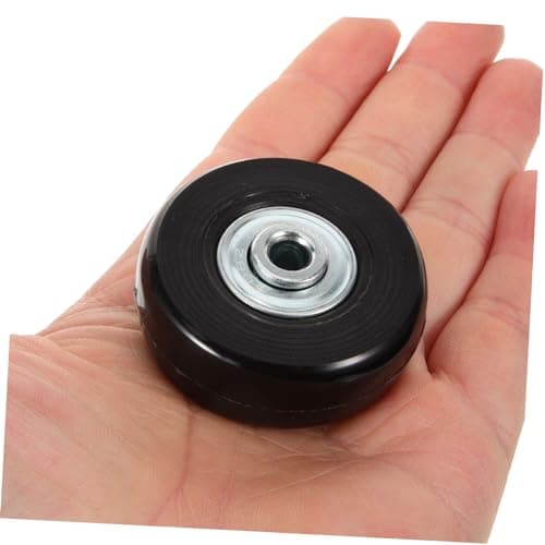 2pcs Suitcase Wheel Replacement Kit with Metal Rubber Swivel — view 5