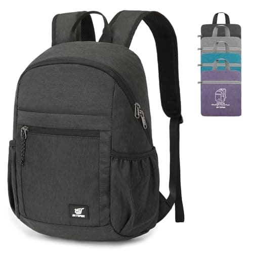 SKYSPER Small Anti Theft Hiking Backpack, 18L RFID Packable Travel Daypack Lightweight Foldable Rucksack for Walking Daytrip