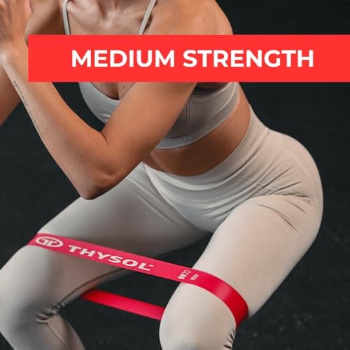 THYSOL Mini Resistance Bands Set of 4 | 2-7kg Stretch Bands — view 3