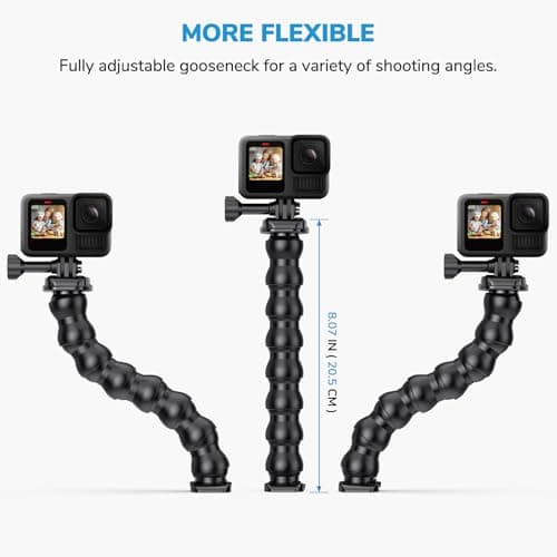 Sametop Camera Clamp Clip Mount Jaws Flex Gooseneck Accessories for GoPro — view 4