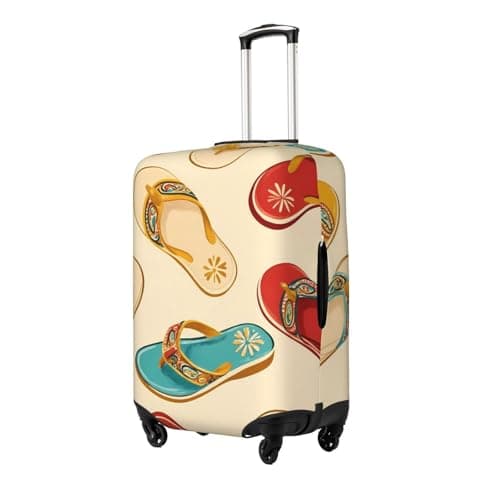 ZSUUGJ Summer Sandals Pattern Elastic Luggage Protector, Dustproof and Scratch-Resistant Travel Case Cover, Fits 18–32 Inch Suitcases — view 2