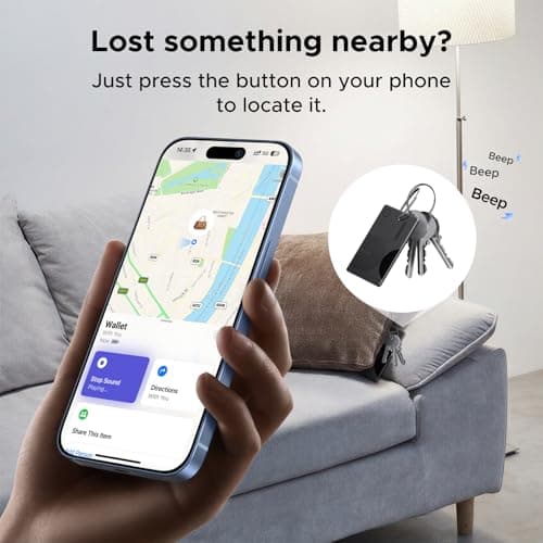UGREEN FineTrack Slim Wallet Tracker for iOS, Wireless Rechargeable, IP68 — view 5