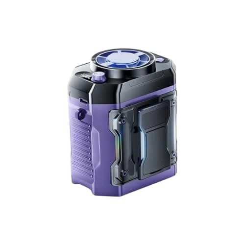 Compact Semiconductors Ice Pack Waist Fan For Personal USB Portable Hands Travel Friendly Powered Back And Hip Mini (Purple, One Size)