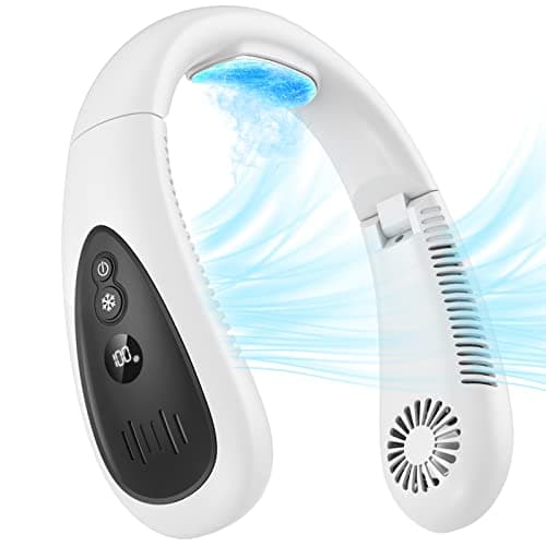 Neck Air Conditioner, Portable Neck Fan with Cooling Plate Rechargeable