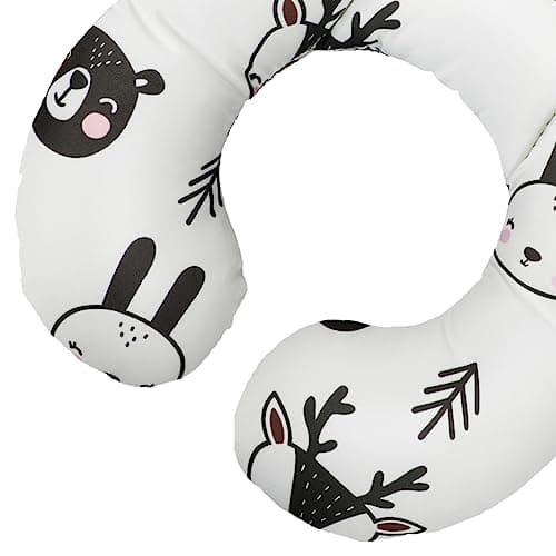 Baby Car Travel Pillow Infant Head Neck Support Pillow Car Seat Cushion Newborn Toddler Car Sleeping Pillow Kids U-shaped Head Neck Protector Pillow Headrest Pillow For Car Seat Pushchair Stroller — view 3