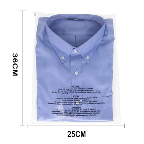 jfs 50Pcs Custom Storage Frosted Zipper Bags Home Clothing Shirts Business Small Business Packaging Product Bags Print Your Own Logo (30x40cm) — view 2
