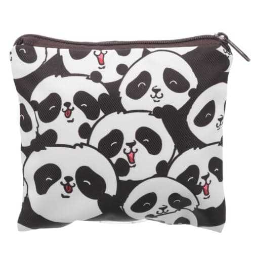 VALICLUD 1 Sanitary Pad Storage Bag, Period Pouch with Panda Print Zipper