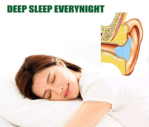 Ear Plugs for Sleeping (12 Pairs) by ToSSme® I Soft Silicone Ear Plugs I Noise ReductionReusable Swimming EarPlugs — view 2