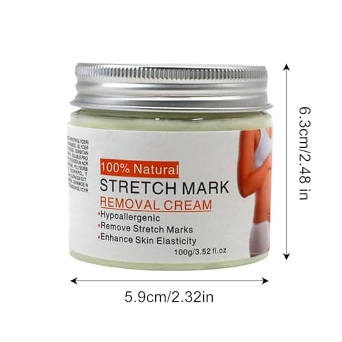 Stretch Mark Belly Cream - Fast Absorbing Pregnancy Skin Care, Smoothing Body Lotion | 100g, Hydrating Formula, Home Travel Business Trip, Daily Nourishing, Soft Elastic Feel — view 2