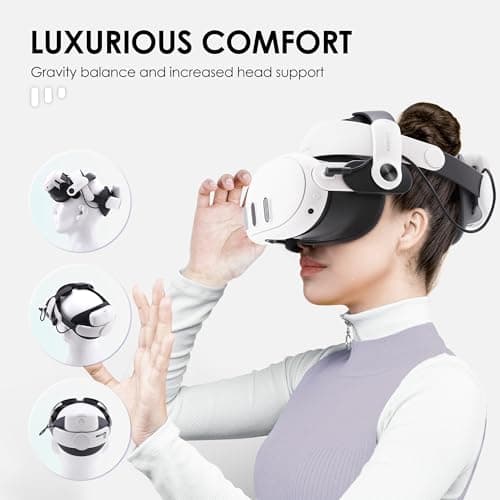 BOBOVR M3 Pro Battery Head Strap Compatible With Meta Quest 3S/3 — view 3