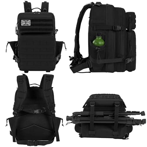 Military Tactical Backpack 20L/25L/35L/40L/45L, MOLLE Rucksack for Men — view 4