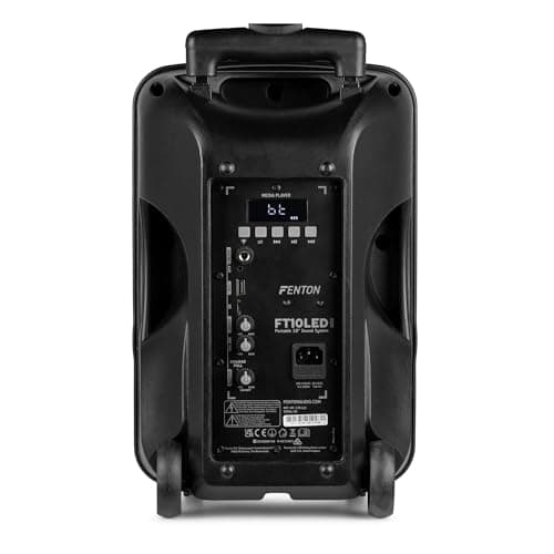 Fenton FT10LED MK2 10-Inch Portable PA System, 450W, Battery, Mic — view 3