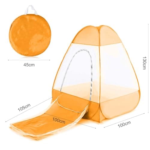 Risveglio Buddhist Meditation Tent, Portable Sit-in Shelter with Net for — view 4