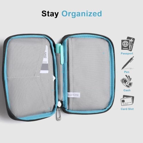 hk Passport Holder RFID Blocking Travel Document Organiser Waterproof Pouch — view 2
