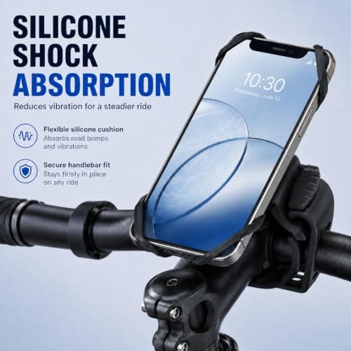 Gainsten Universal Bike Phone Holder Silicone Bicycle Phone Mount — view 4