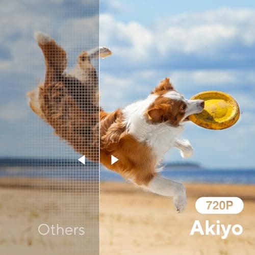 AKIYO O1 Mini Projector, Ultra-Portable 360° Rotating Auto Keystone 15000LM — view 2