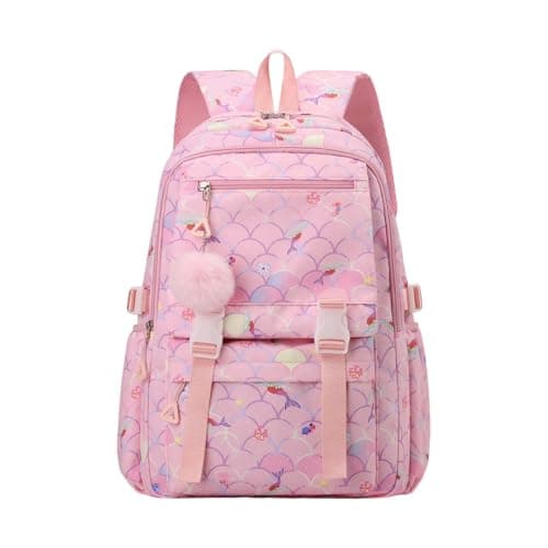 Black Girls Plaid Preppy Backpack Aesthetic Y2k School Rucksack Large Capacity Lightweight Laptop Daypack Cute Travel Backpack with Zip Side Pocket for College Students Casual Anti-Theft Daypack Age15