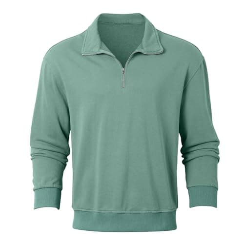 CEWIFO Men Sweatshirt Set Honeymoon Light Green — view 3