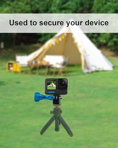 SEYUGOPTI Blue Aluminum Thumb Screw Set with Wrench for GoPro Hero 8-13 — view 5