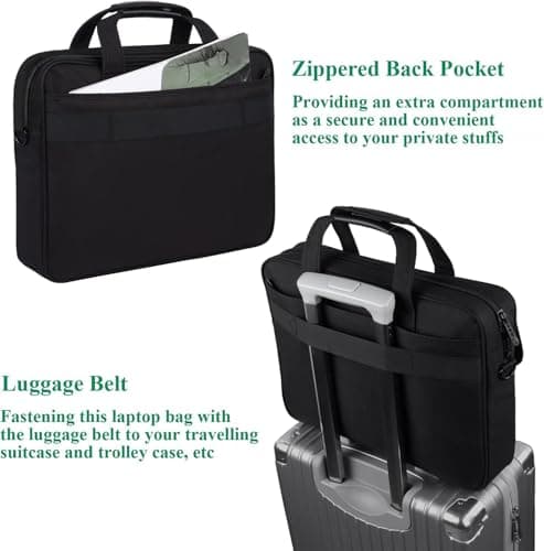 Taygeer Laptop Bag 15.6 Inch, Business Messenger Bags for Men, Laptop Bag — view 6