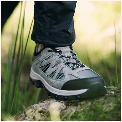 Peter Storm Men's Buxton Vent Walking Shoe with High Traction Rubber Sole & Speed Lacing, Lightweight, (Grey, UK Footwear Size System, Adult, Men, Numeric, Medium, 10) — view 2