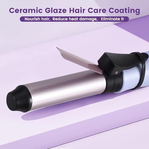 Mini Cordless Curling Wand, 20mm Portable Travel Curling Tongs with 3 Temperature Levels, USB Rechargeable Hair Curling Iron Fast Heating & Ceramic Coating Hair Curler for Women Short & Medium Hair — view 6