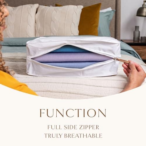 Hayden Hill Luxury Organic Cotton Sweater Storage Bag For Cashmere 18 Inch — view 4