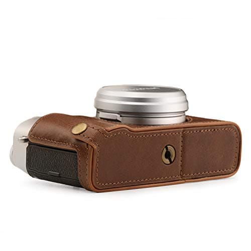 MegaGear MG1895 Ever Ready Genuine Leather Camera Half Case Compatible with Fujifilm X100V - Brown — view 2