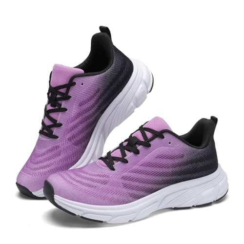 RTOUNT Womens Trainers Mesh Tennis Running Sneakers for Gym Travel Training — view 4