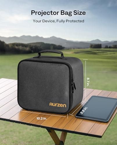 Aurzen Projector Carrying Case for EAZZE D1/D1G/D1R, 3-Layer Protection — view 5