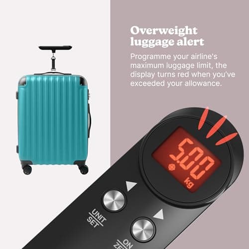 Homedics Travel Lite Luggage Scale - for Suitcases up to 50kg — view 3