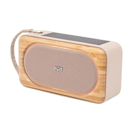 House of Marley Roots Solar Bluetooth Speaker - Small Portable, Cream