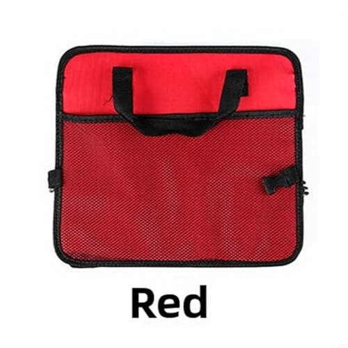 CWOQOCW Robust Oxford Cloth Foldable Car Trunk Organizer With Insulated Leak Proof Pocket And Multi Compartments For Picnics And Travel(Red) — view 5