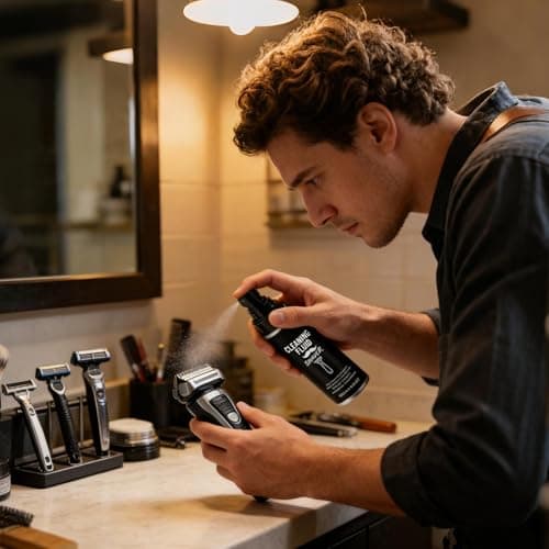 Electric Shaver Cleaning Solution 100ML Clipper Wash Spray — view 2