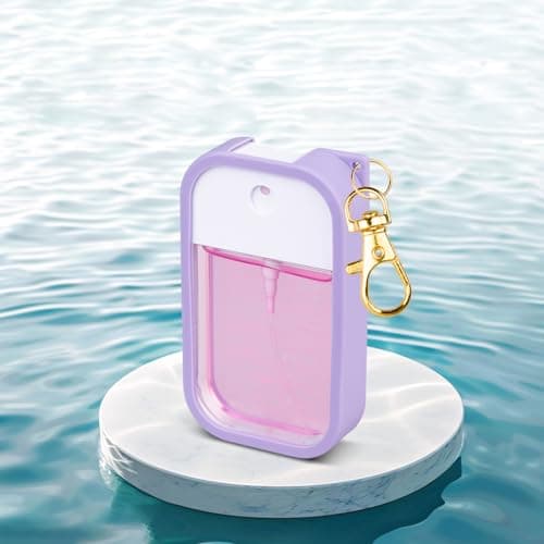 COCGVEL - Silicone Case Compatible with Touchland Hand Sanitizer Spray, Purple, 1 Ounces, Classic — view 3