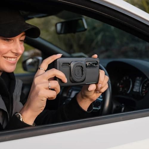Quad Lock Motorcycle Handlebar Phone Mount Kit with Vibration Dampener and MAG Universal Adaptor — view 2