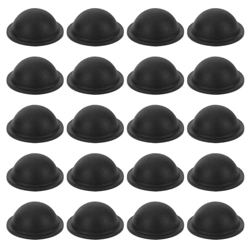 20pcs Plastic Luggage Feet Pads round PP Replacement Studs