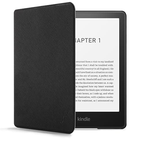 Forefront Cases Case for Amazon Kindle Paperwhite (16 GB) 7" & Paperwhite Signature Edition (32 GB) & Kindle Colorsoft (2024 Models) - Black - Slim, Light & Protective Smart Auto Sleep-Wake Cover