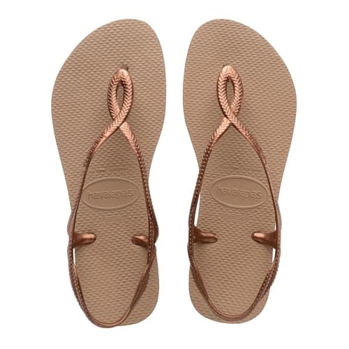 Havaianas Luna Women's Toe Separator, Rose Gold, 5 UK
