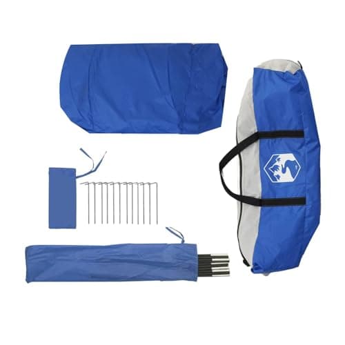 Ziaphsol Blue Party Tent Waterproof 185T Polyester with PU Coating, 305 x 305 x 216 cm, Portable Outdoor Tent with Pack Size 62 x 13 x 13 cm, for Festival, Camping, Wedding, Beach, Family — view 6