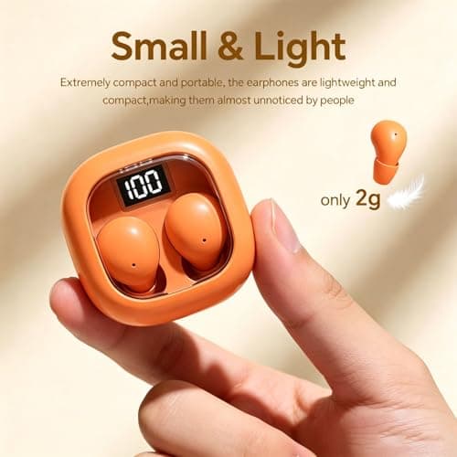 Small Invisible Earbuds Mini Earphones Wireless Sleep In Ear Buds Bluetooth — view 2