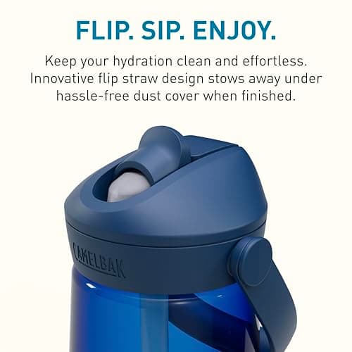 Camelbak THRIVE FLIP STRAW 740 ml – sport bottle – on-the-go flow valve – dust cover – swivel handle – for hiking and driving – Oxford, size: OS — view 5
