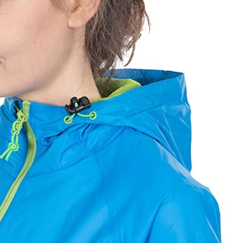 Trespass Unisex Waterproof Packaway Jacket Qikpac Cobalt in Size - XL — view 6
