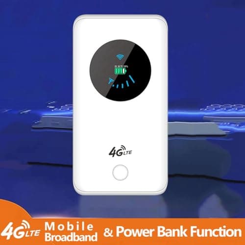 Akfldms WiFi Router 4G LTE 150Mbps MIFI Pocket 4G Router RJ45 Port Car Mobile Broadband Hotspot WiFi Modem — view 4
