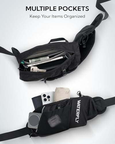 Waterfly Bum Bag Waist Packs: Fanny Pack with Water Bottle Holder — view 2