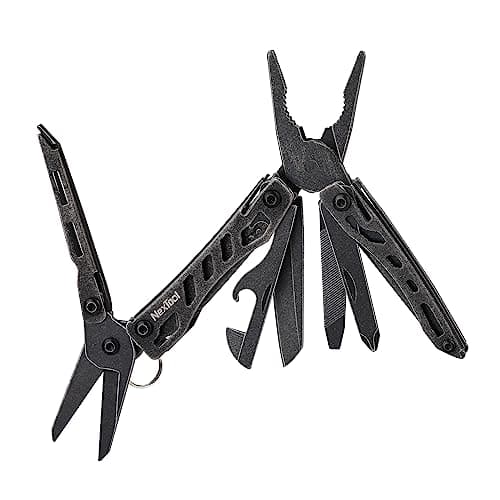 NexTool Mini Flagship EDC Keychain Multitool, Mini Pocket Knife (Black)